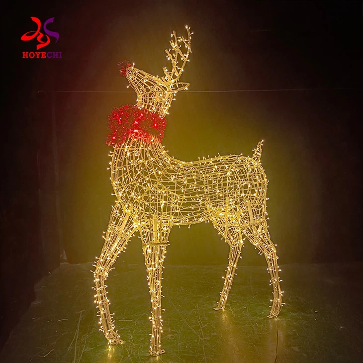 Christmas reindeer lights