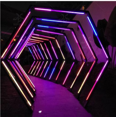 Ģeometriskā LED metāla arkas gaisma