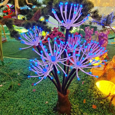 Māksliniecisks gaismas dekors - āra dārza apgaismojums